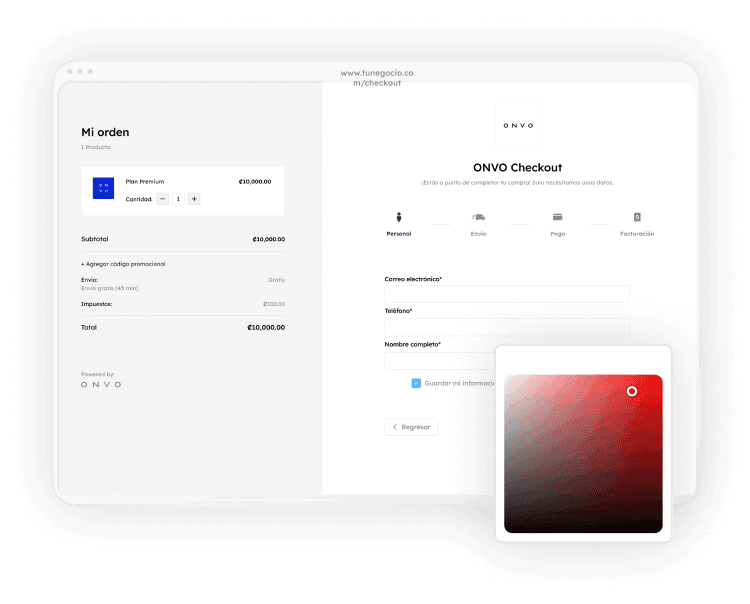 Aceptar pagos en línea