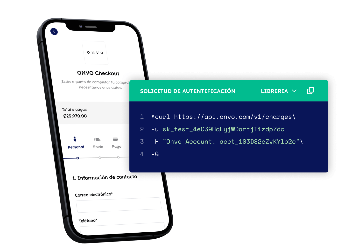 Integración rápida de checkout